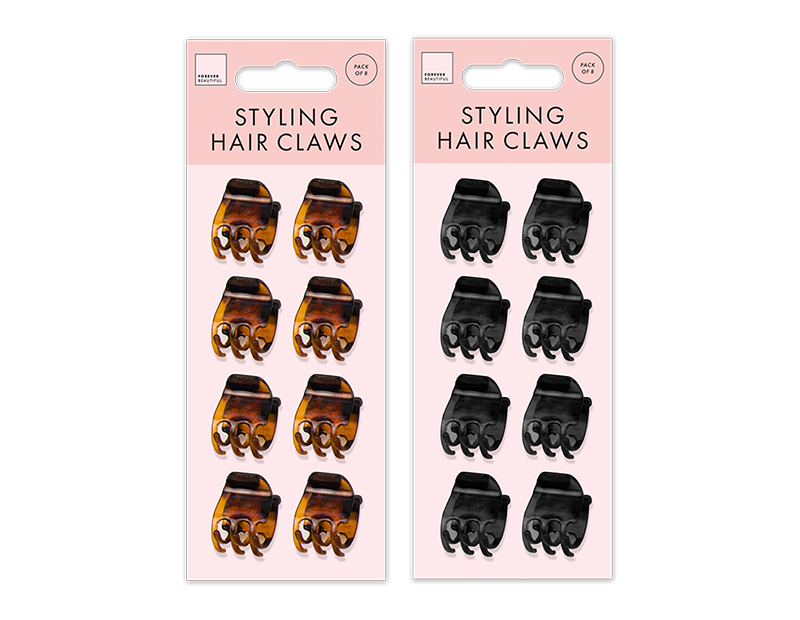 Small Hair Claws 8 Pack